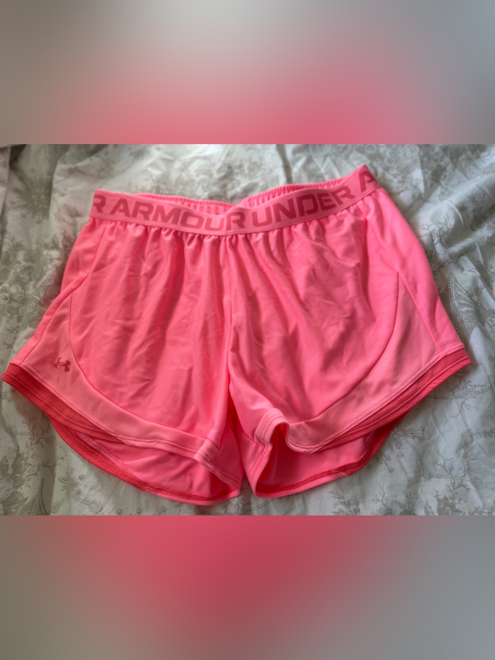 Under Armour Women’s Neon Pink Athletic Shorts